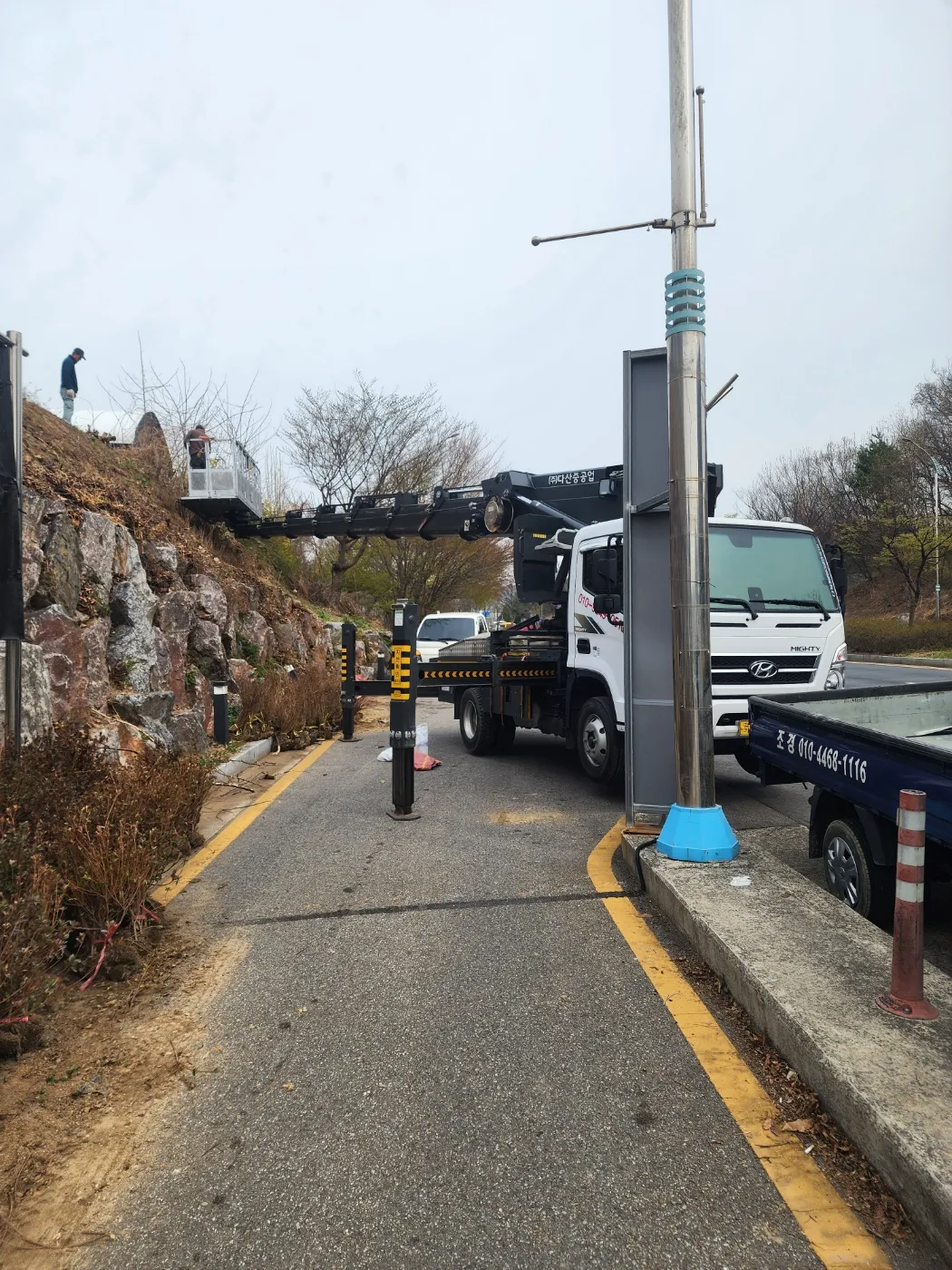 광주 스카이차 고소작업 현장 3
